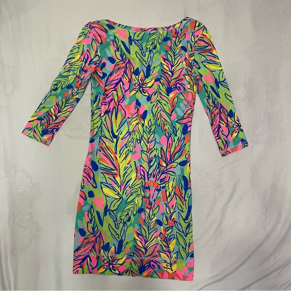 Lilly Pulitzer t-shirt dress long-sleeve XS - Picture 2 of 4